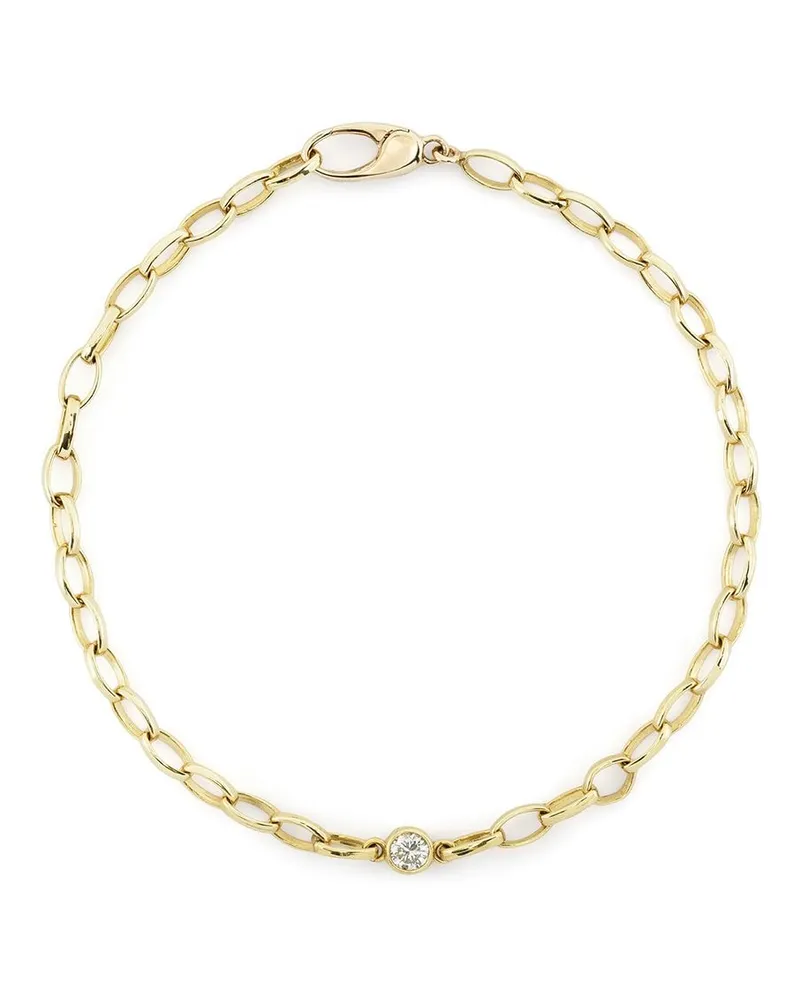 Jennifer Meyer 18kt Gelbgoldarmband mit Diamanten Gold
