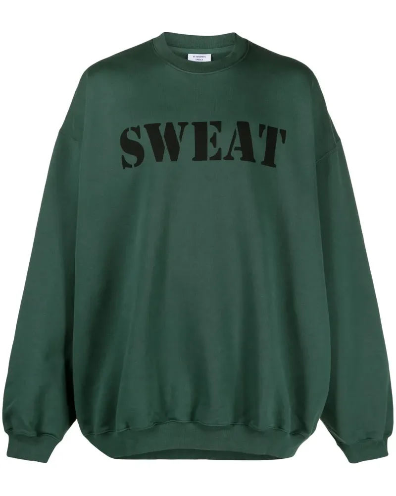 VETEMENTS Sweat Sweatshirt - Grün Grün