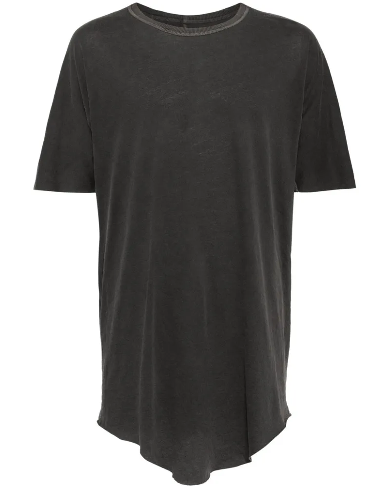 Boris Bidjan Saberi T-Shirt mit Rundhalsausschnitt - Grau Grau