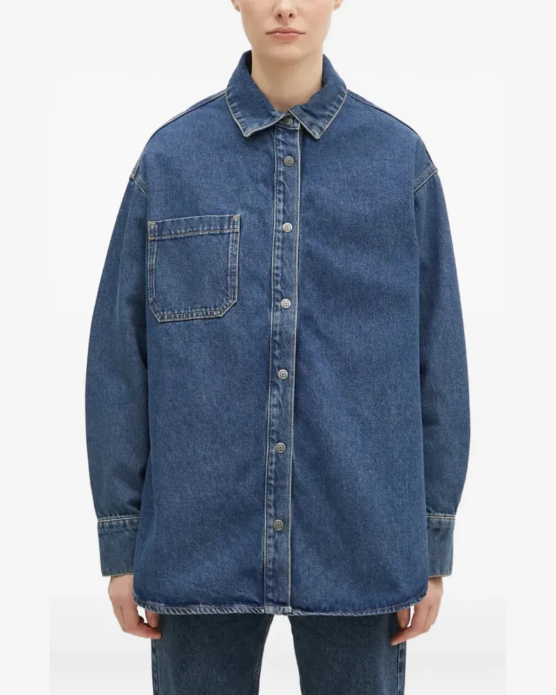 ksubi Subway Jeanshemd mit Tasche - Blau Blau