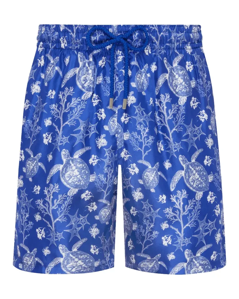 Vilebrequin printed drawstring shorts - Blau Blau