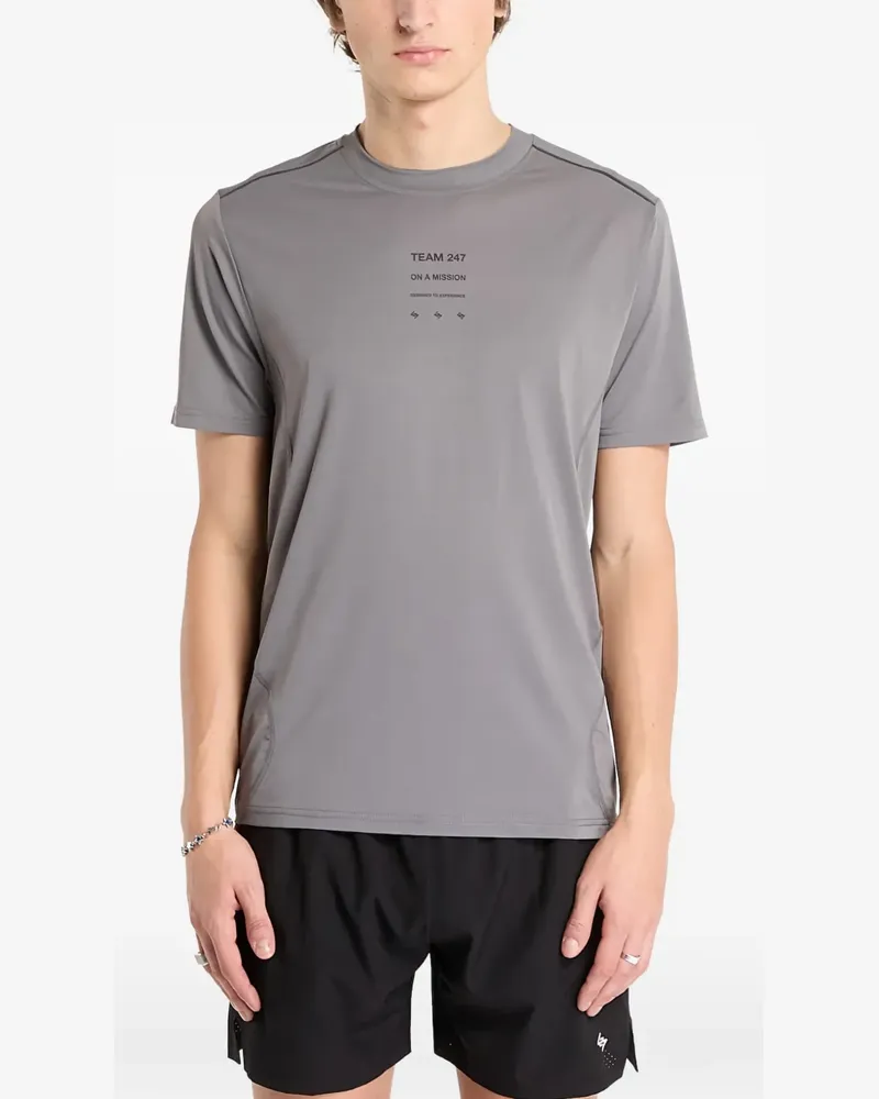 REPRESENT 247 Trail crew-neck T-Shirt - Grau Grau