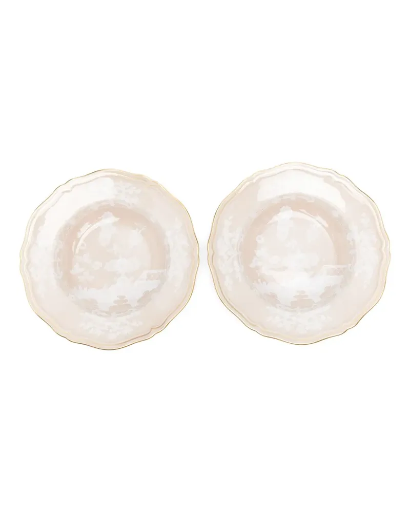 Ginori 1735 Oriente Italiano Suppentellern (2er-Set) - Nude Nude
