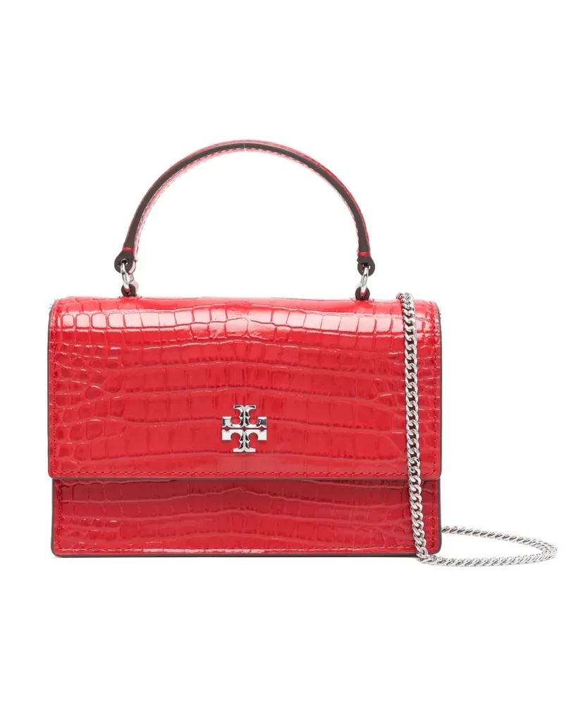 Tory Burch Mini Kira Handtasche mit Prägung - Rot Rot