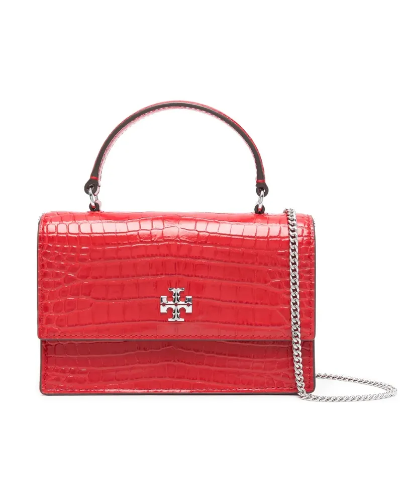 Tory Burch Mini Kira Handtasche mit Prägung - Rot Rot