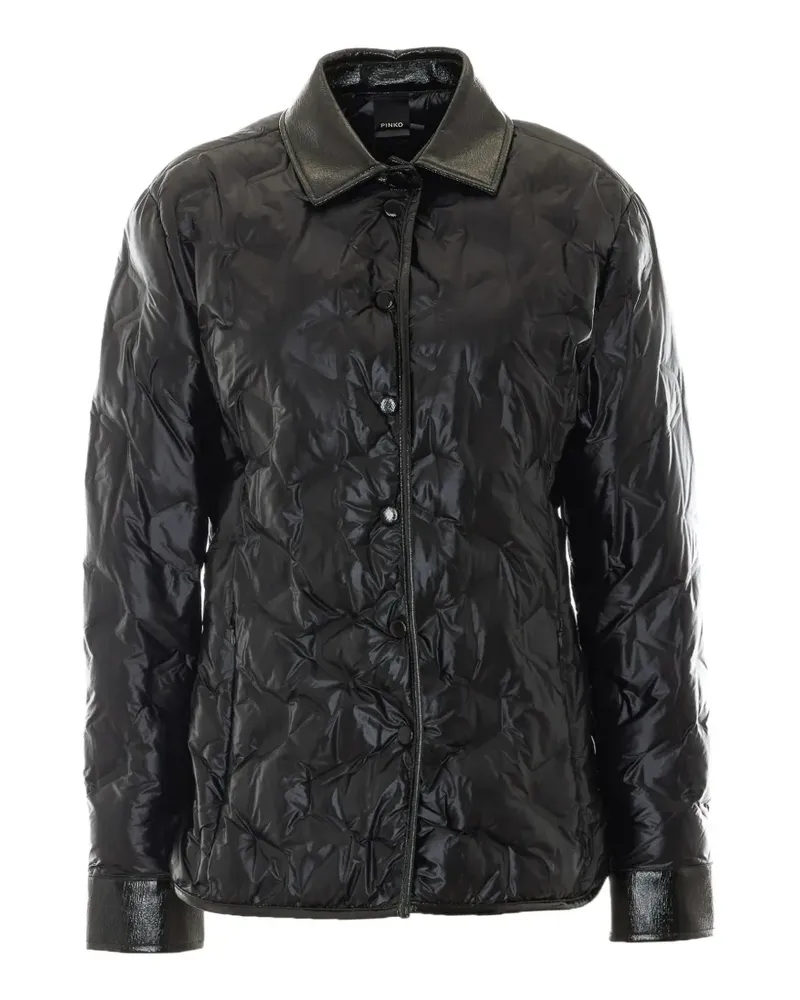 Pinko Gesteppte Dipladenia Daunenjacke - Schwarz Schwarz