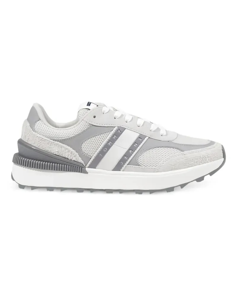 Tommy Hilfiger Sneakers mit Mesh-Einsätzen - Grau Grau