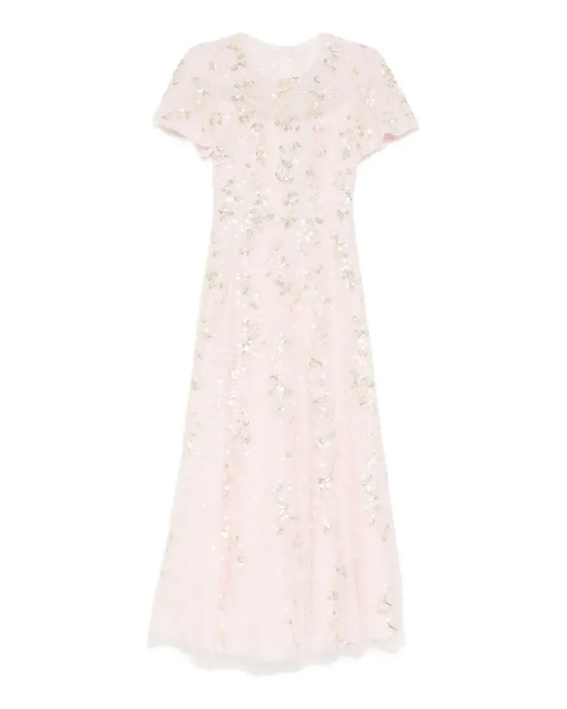 Needle & Thread all-over sequin embellishment dress - Rosa Rosa