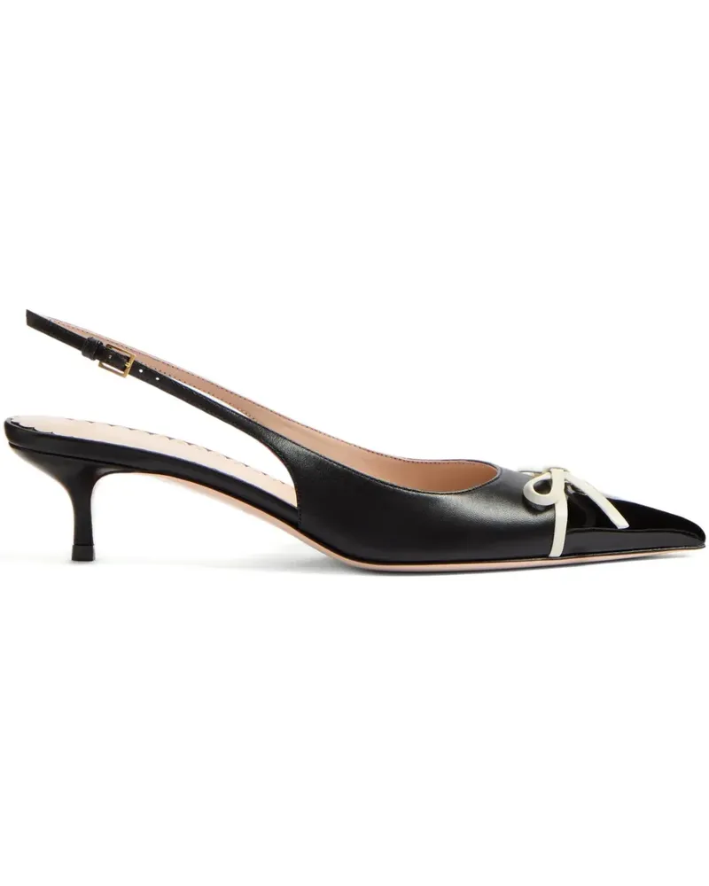Valentino Garavani Bepointy Slingback-Pumps 45mm - Schwarz Schwarz