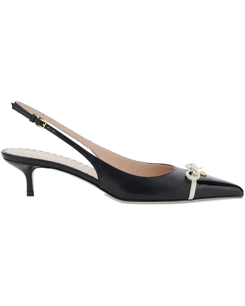 Valentino Garavani Bepointy Slingback-Pumps 45mm - Schwarz Schwarz