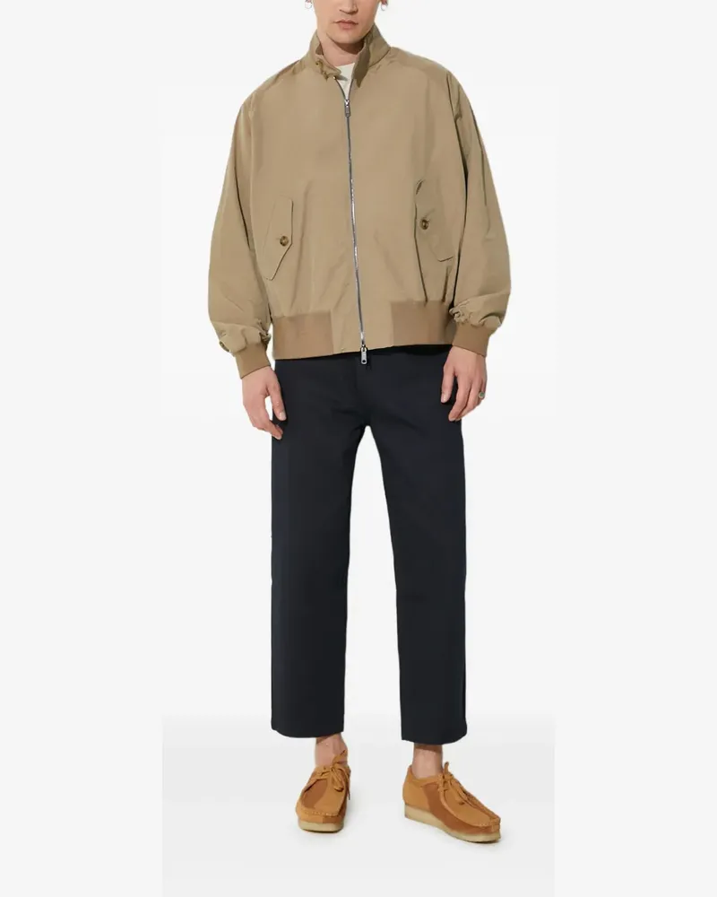 Baracuta G9 Clicker Jacke mit Klappentasche - Nude Nude