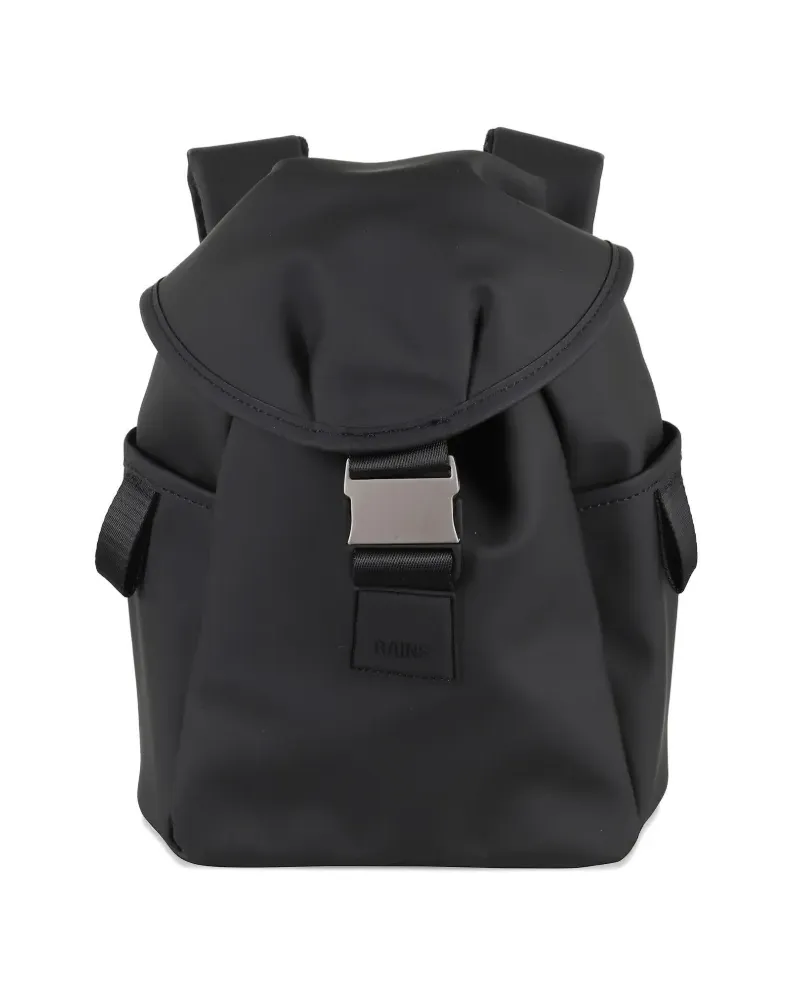 RAINS Valera Rucksack mit Schnallendetail - Schwarz Schwarz