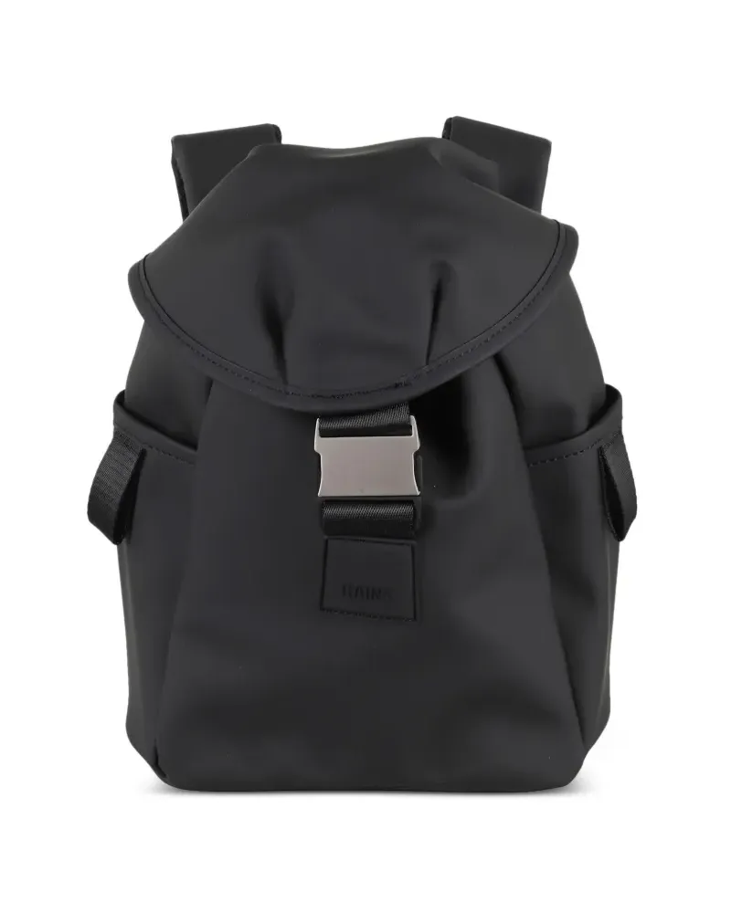 RAINS Valera Rucksack mit Schnallendetail - Schwarz Schwarz