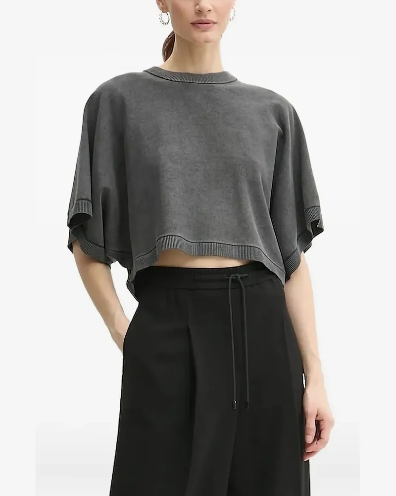 Michael Kors Cropped-T-Shirt - Grau Grau