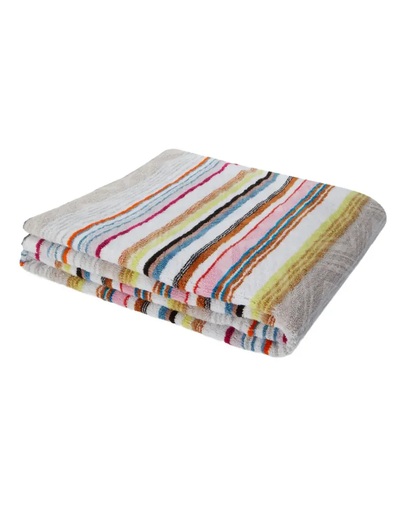 Missoni Home Moonshadow Strandtuch 100cm x 150cm - Weiß Weiß