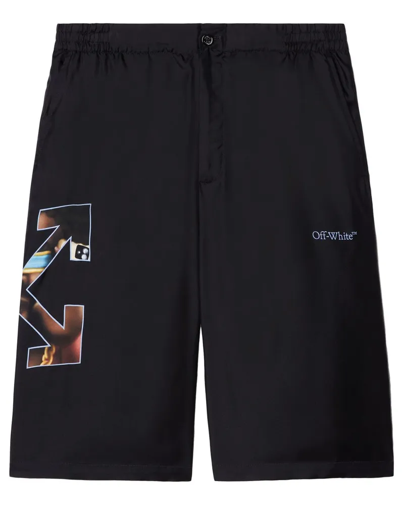 OFF-WHITE Barber Arrow Shorts - Schwarz Schwarz