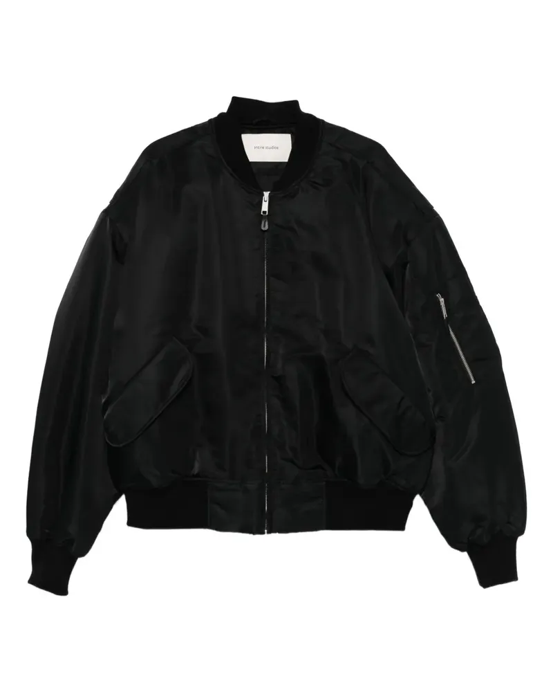 Entire Studios Bomberjacke mit Reißverschluss - Schwarz Schwarz