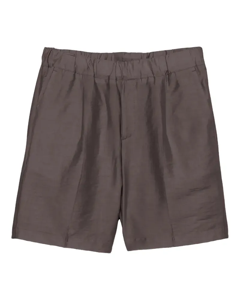 Costumein pleated elasticated-waist shorts - Braun Braun