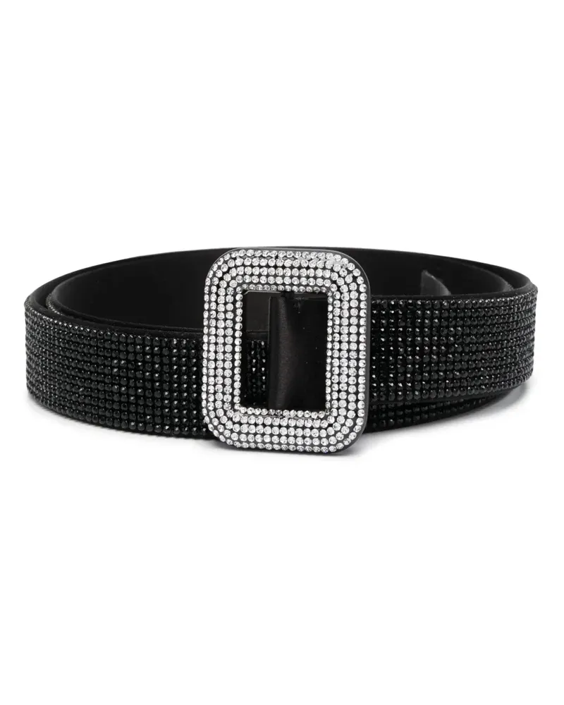 Benedetta Bruzziches Gürtel mit Strass - Schwarz Schwarz