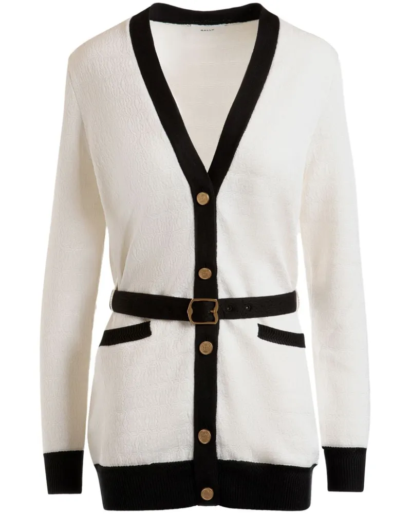 Bally Jacquard-Cardigan - Nude Nude
