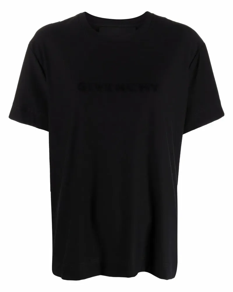 Givenchy T-Shirt mit Logo-Print - Schwarz Schwarz