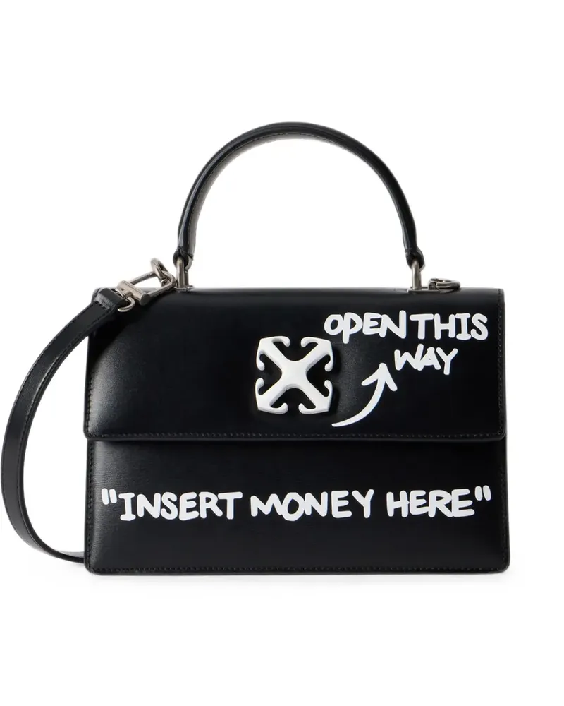 OFF-WHITE Jitney 1.4 Handtasche - Schwarz Schwarz