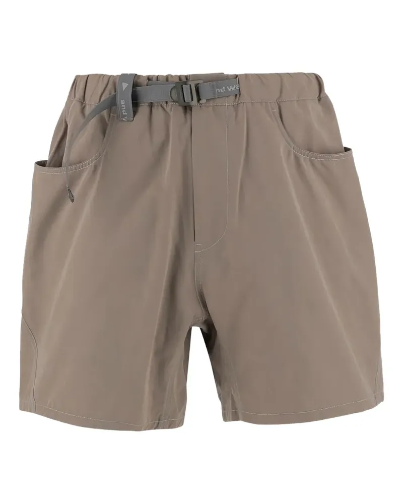 and wander Shorts mit Gürtel - Nude Nude