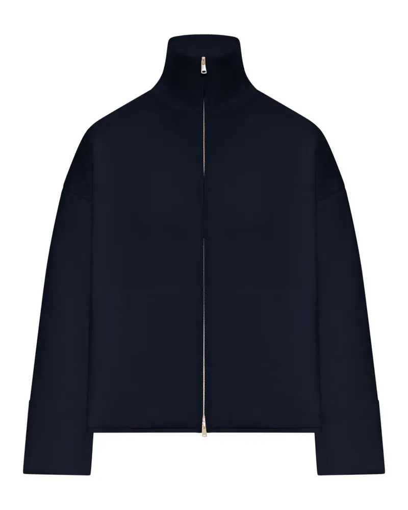Max Mara zip mock-neck jacket - Blau Blau