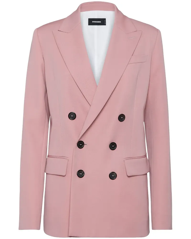 Dsquared2 Doppelreihiger Blazer - Rosa Rosa