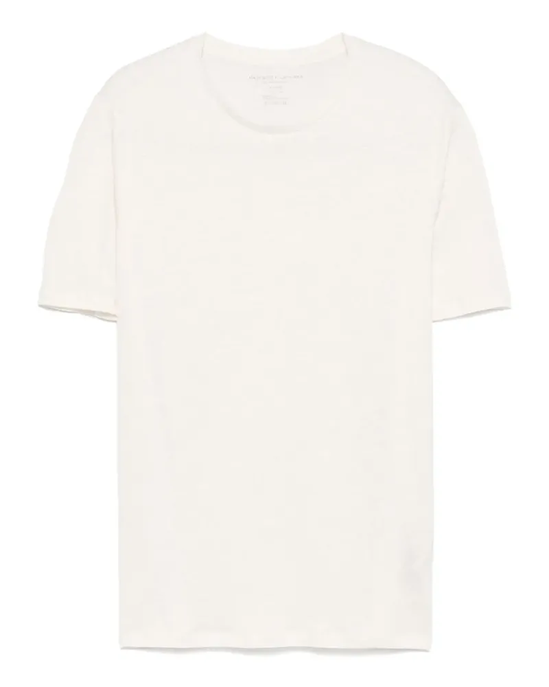 Majestic T-Shirt mit Rundhalsausschnitt - Nude Nude