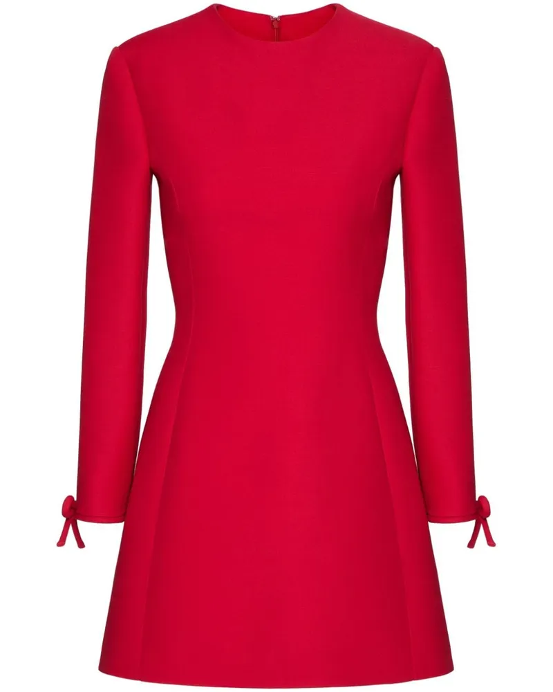 Valentino Garavani Minikleid mit Schleife Rot