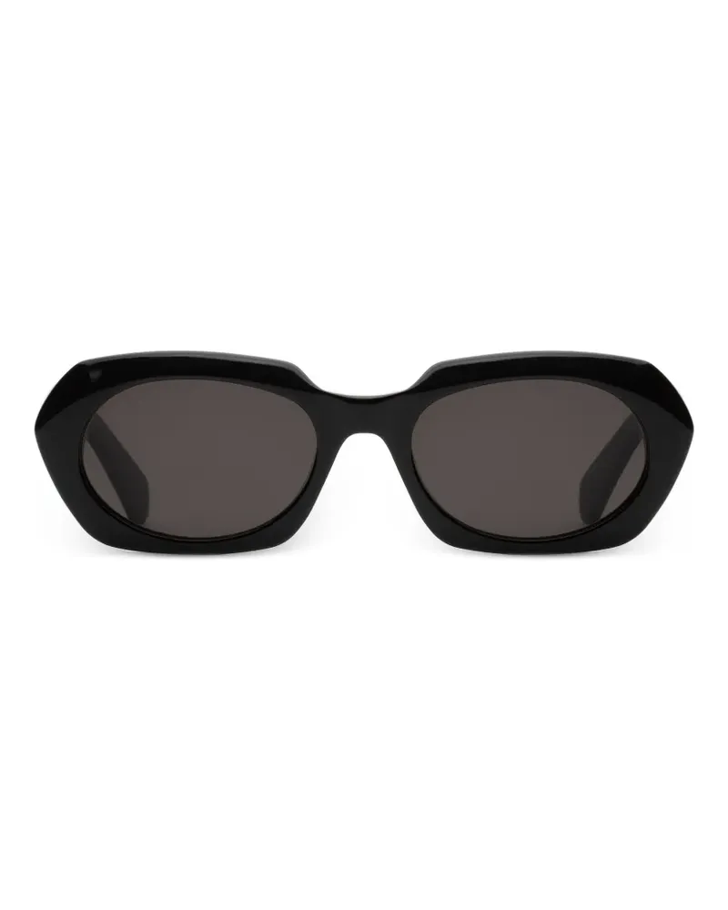 RETROSUPERFUTURE Epoca Sonnenbrille mit ovalem Gestell - Schwarz Schwarz