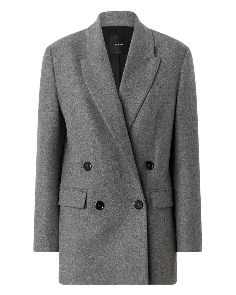 Pinko Klassische Cabanjacke - Grau Grau