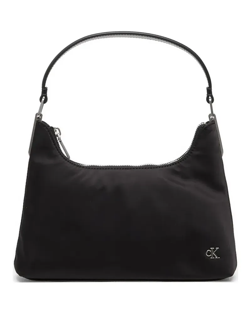 Calvin Klein logo-plaque shoulder bag - Schwarz Schwarz