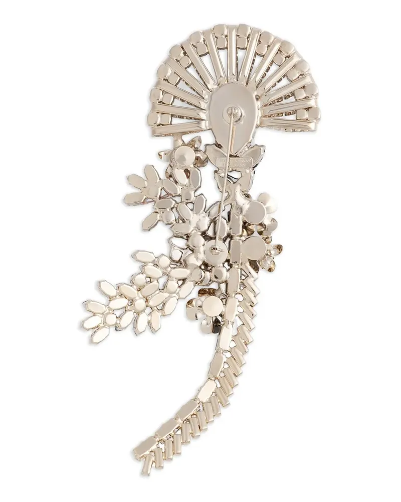 Dolce & Gabbana Brosche in Blumenform mit Kristallen - Mehrfarbig Mehrfarbig