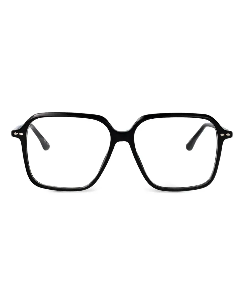 Isabel Marant IM Brille mit ovalem Gestell - Schwarz Schwarz