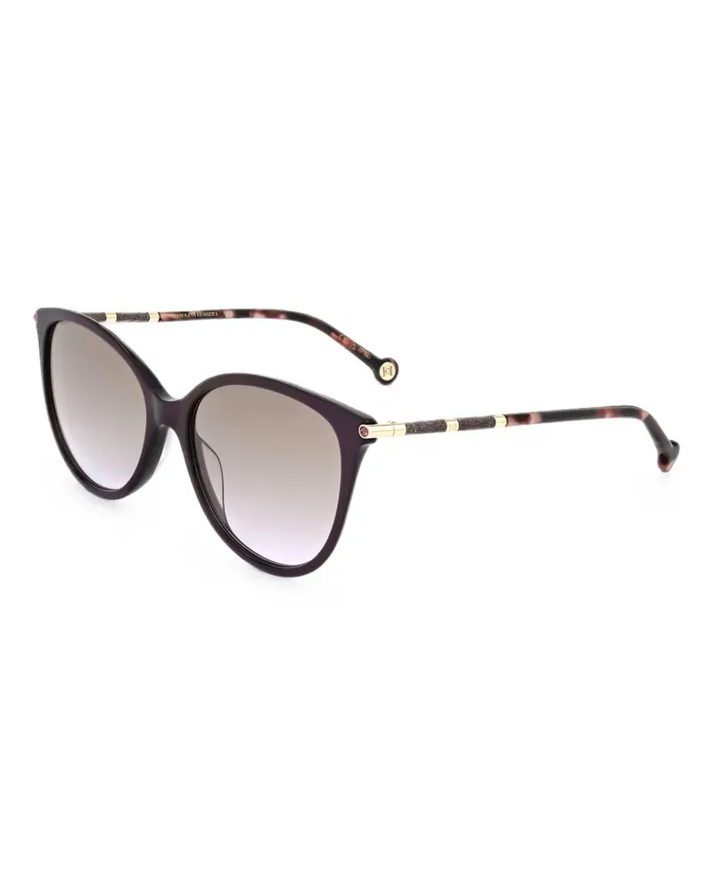 Carolina Herrera New York tortoiseshell-effect cat-eye sunglasses - Violett Violett