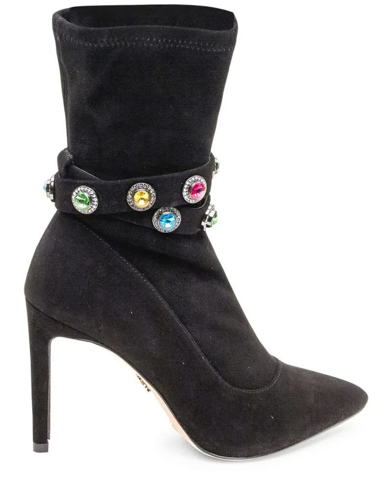 Kurt Geiger Sofia Stiefel aus Wildleder - Schwarz Schwarz