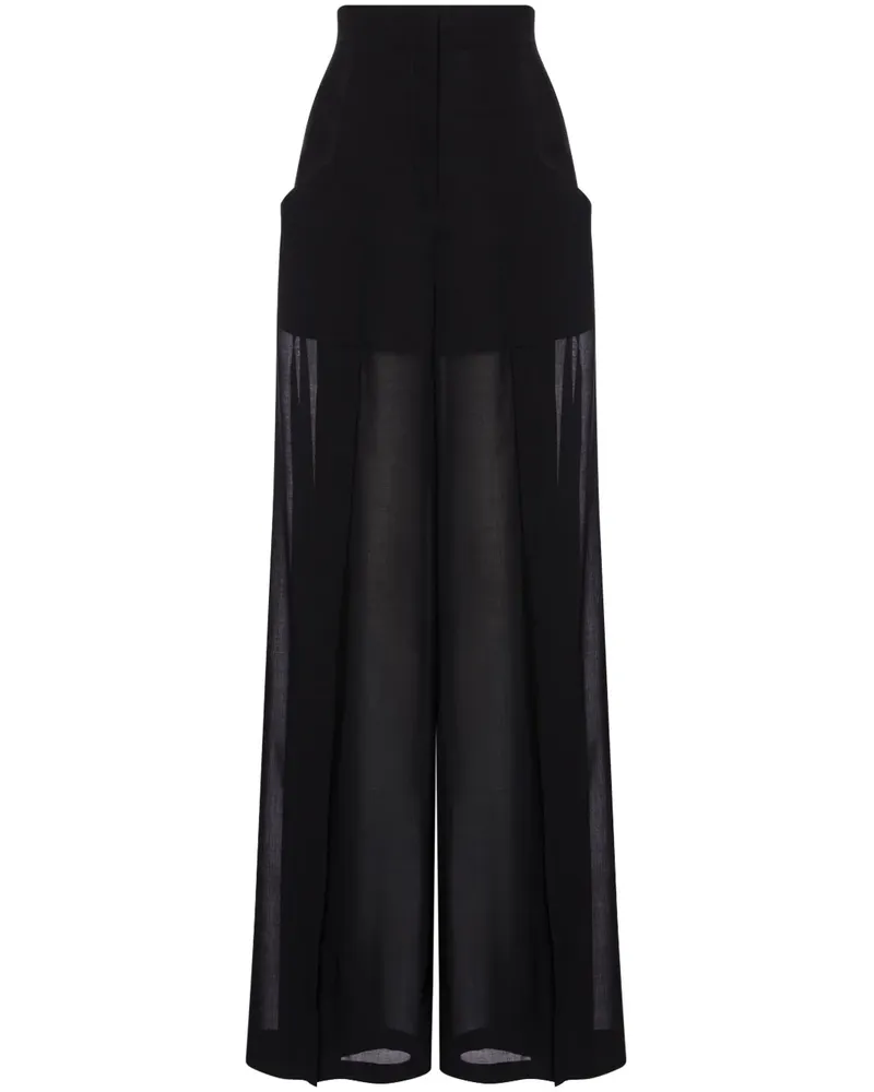 Philosophy Di Lorenzo Serafini Hose mit transparenter Spitze - Schwarz Schwarz