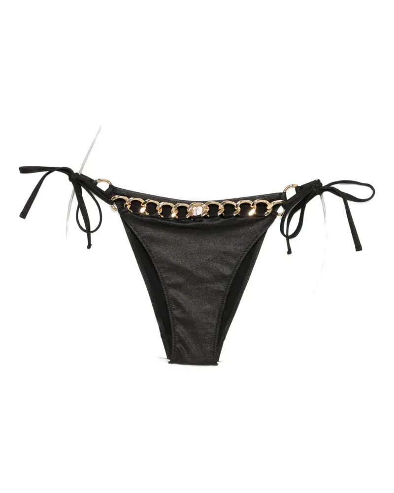 Agent Provocateur chain-embellished bikini bottom - Schwarz Schwarz