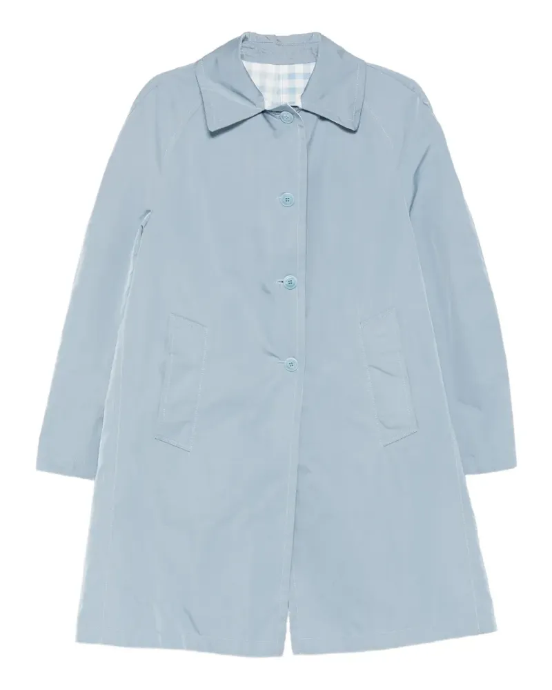 Ermanno Scervino button-front collared single-breasted coat - Blau Blau