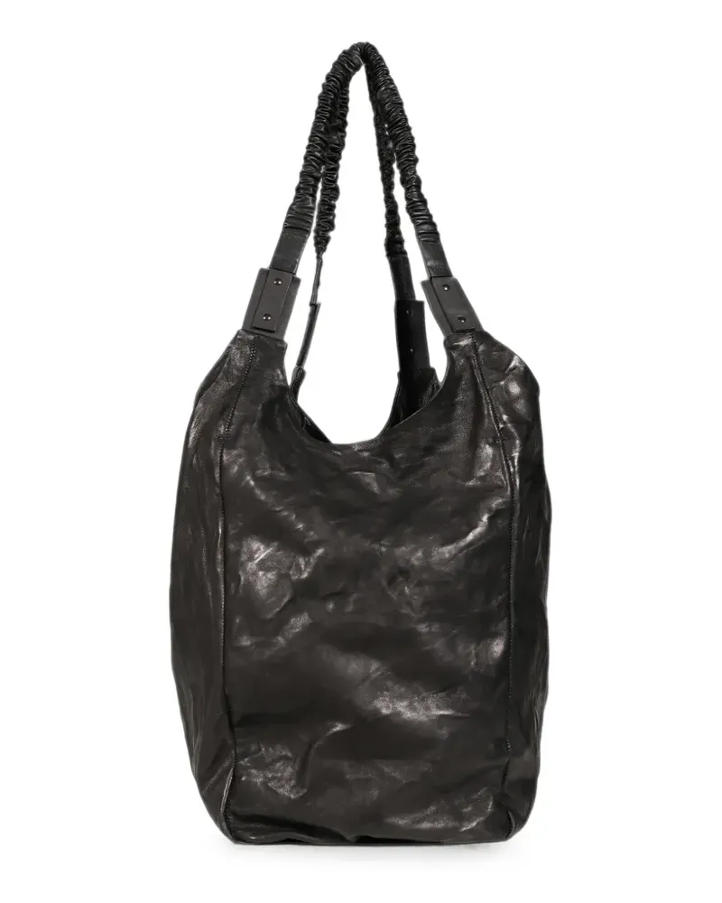 Isaac Sellam Escroc ruched shoulder bag - Schwarz Schwarz