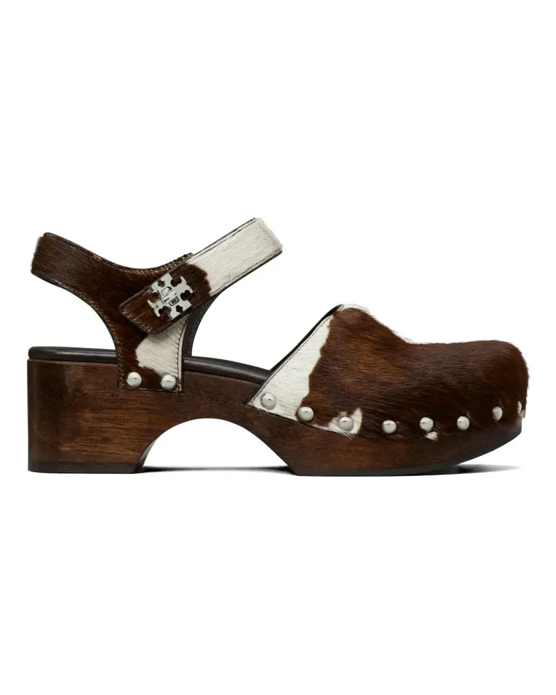 Tory Burch turnlock clog pumps - Braun Braun