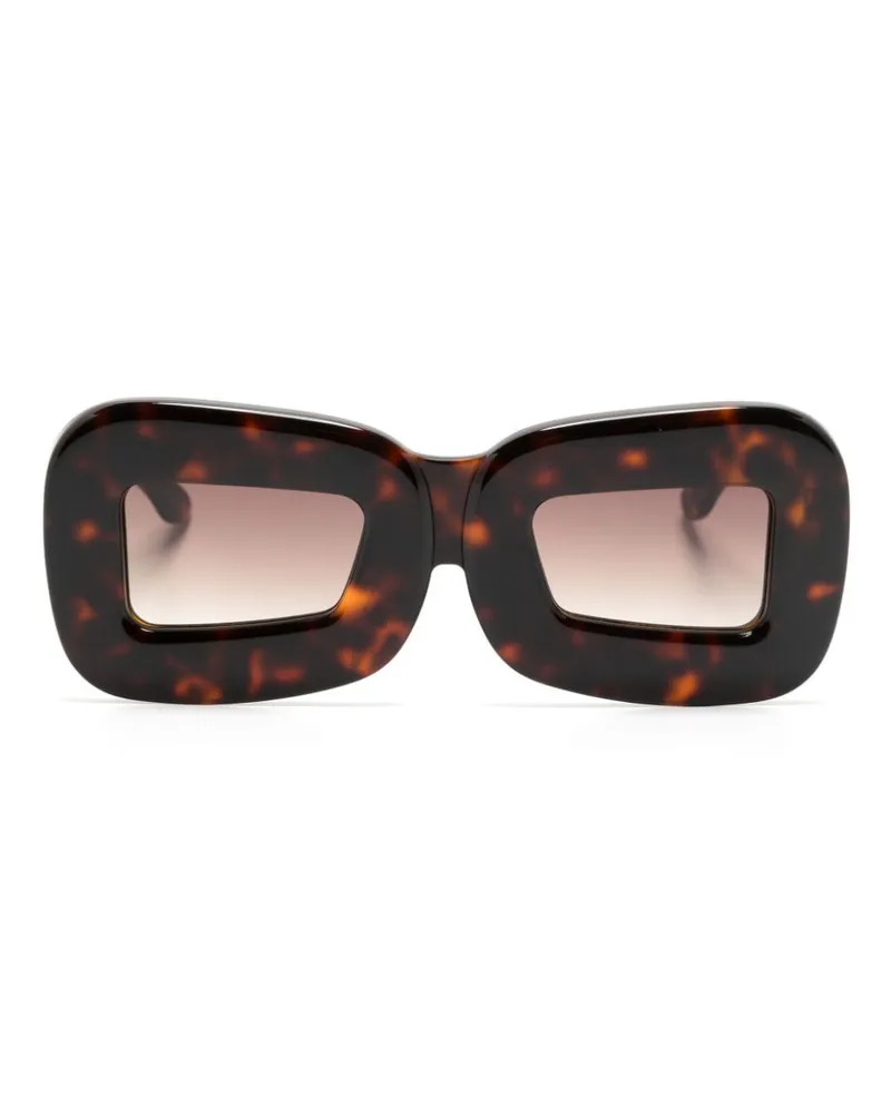 Henrik Vibskov Marla Oversized-Sonnenbrille - Braun Braun