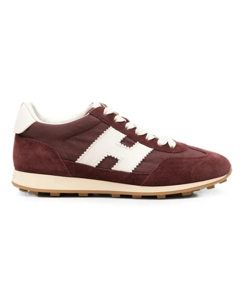 Hogan Sneakers mit Logo-Patch - Rot Rot