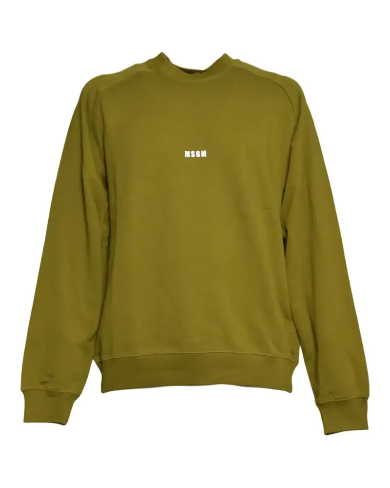MSGM Sweatshirt mit Rundhalsausschnitt - Grün Grün