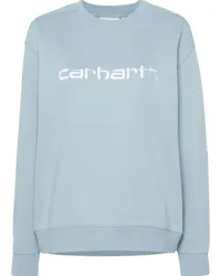 Carhartt WIP Sweatshirt mit Logo-Stickerei Blau