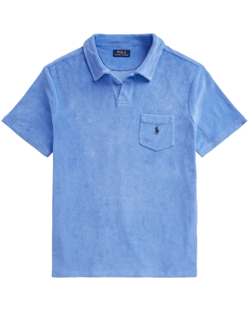 Ralph Lauren Poloshirt mit Polo Pony-Motiv - Blau Blau