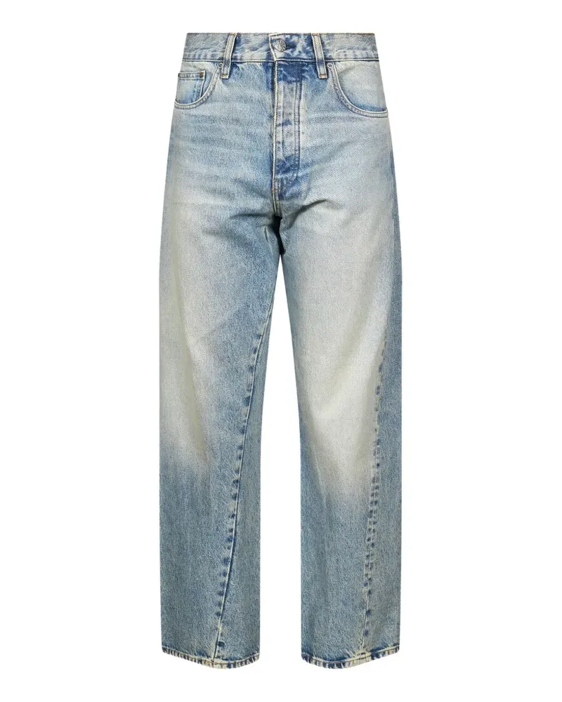 Sunflower Wide-Leg-Jeans mit verdrehter Naht - Blau Blau