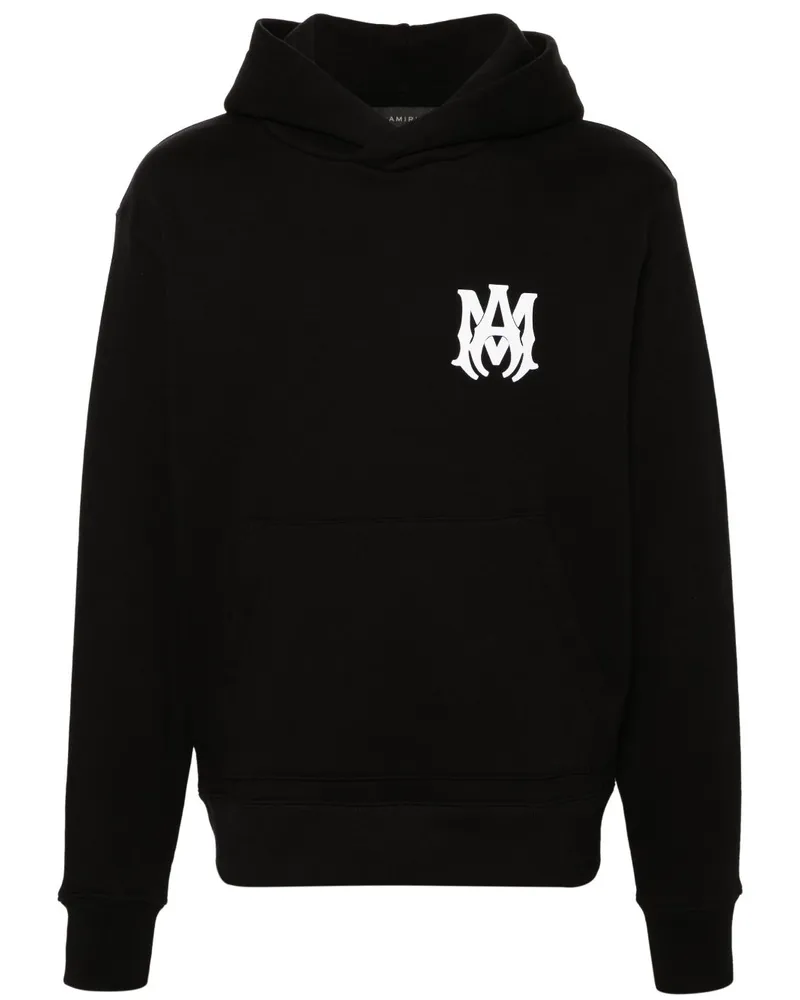 Amiri Hoodie mit Logo-Print - Schwarz Schwarz